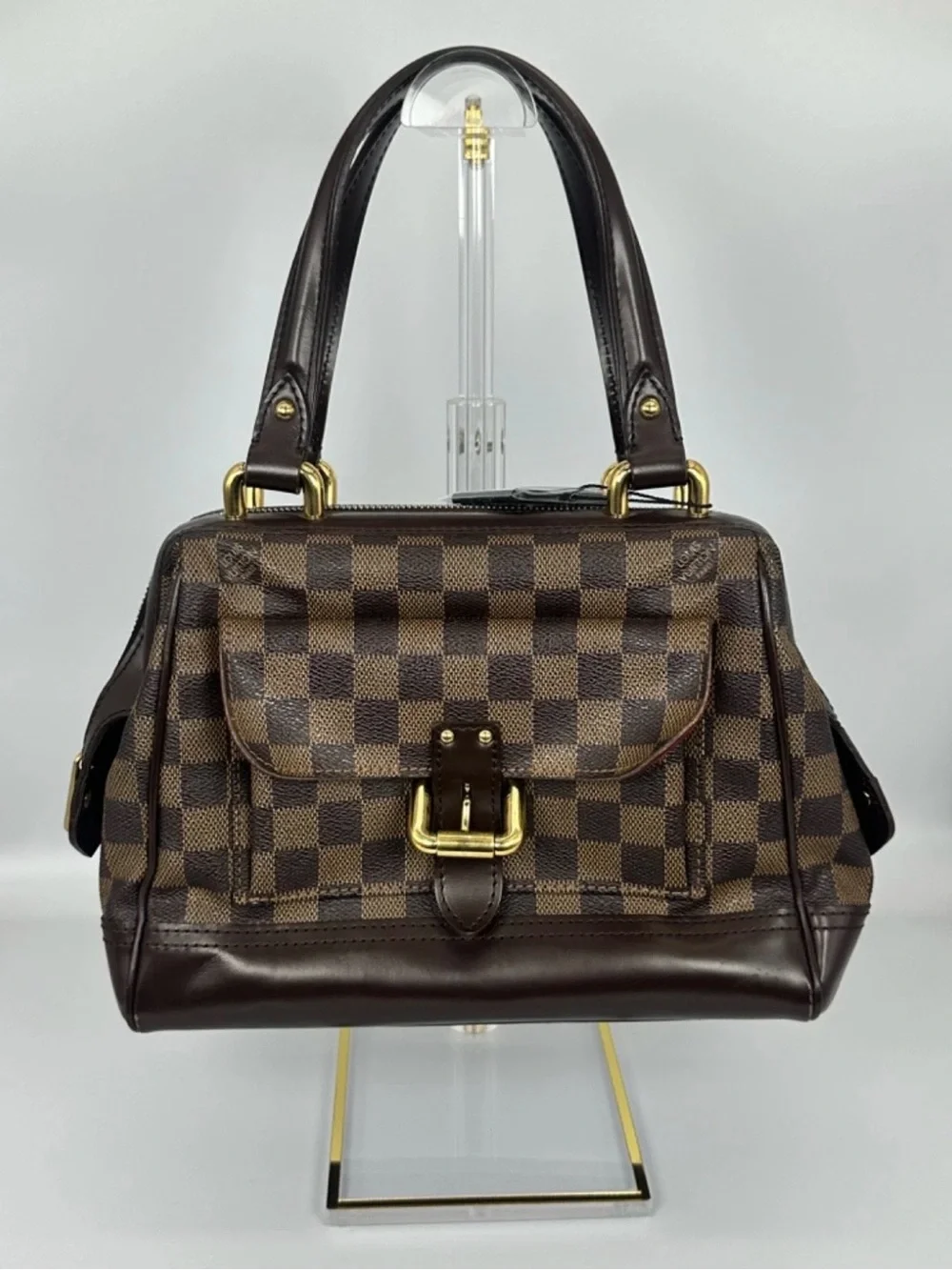Louis Vuitton Damier Ebene Knightsbridge Top Handle Handbag